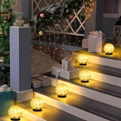 Outdoor Solar Garden Lights White Modern Design | Serenity-2