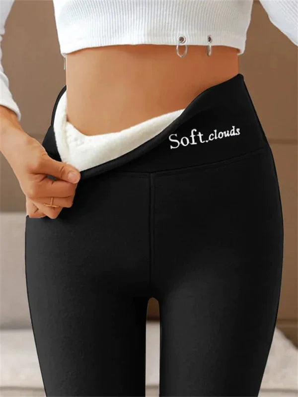 Variant image for Women Leggings Black Fleece Lined | Erica-8