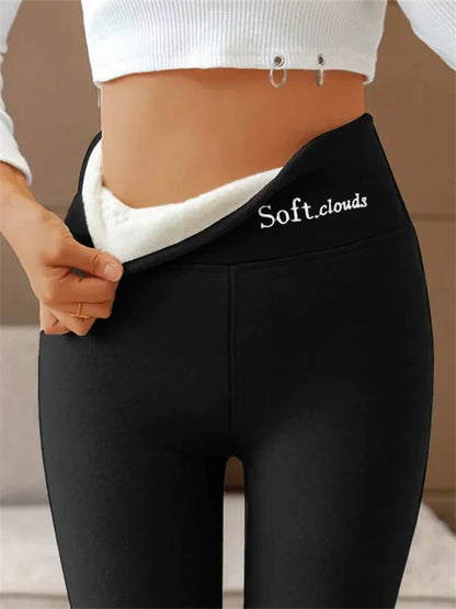 Variant image for Women Leggings Black Fleece Lined | Erica-8