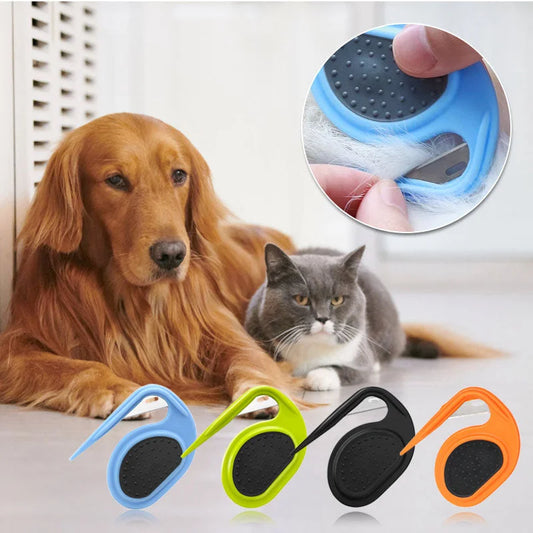 Dog Brush Deshedding Tool Anti-Slip Handle | Groomer-1