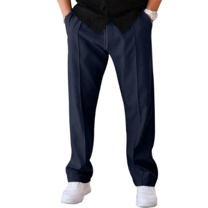 Men's Pleated Wide-Leg Pants | Adonis