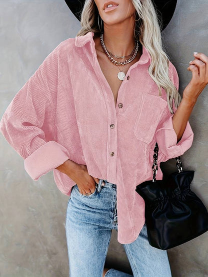 Women Oversized Button Shirt | Audrey
