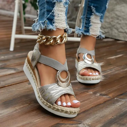 Elegant Wedge Sandals | Clio