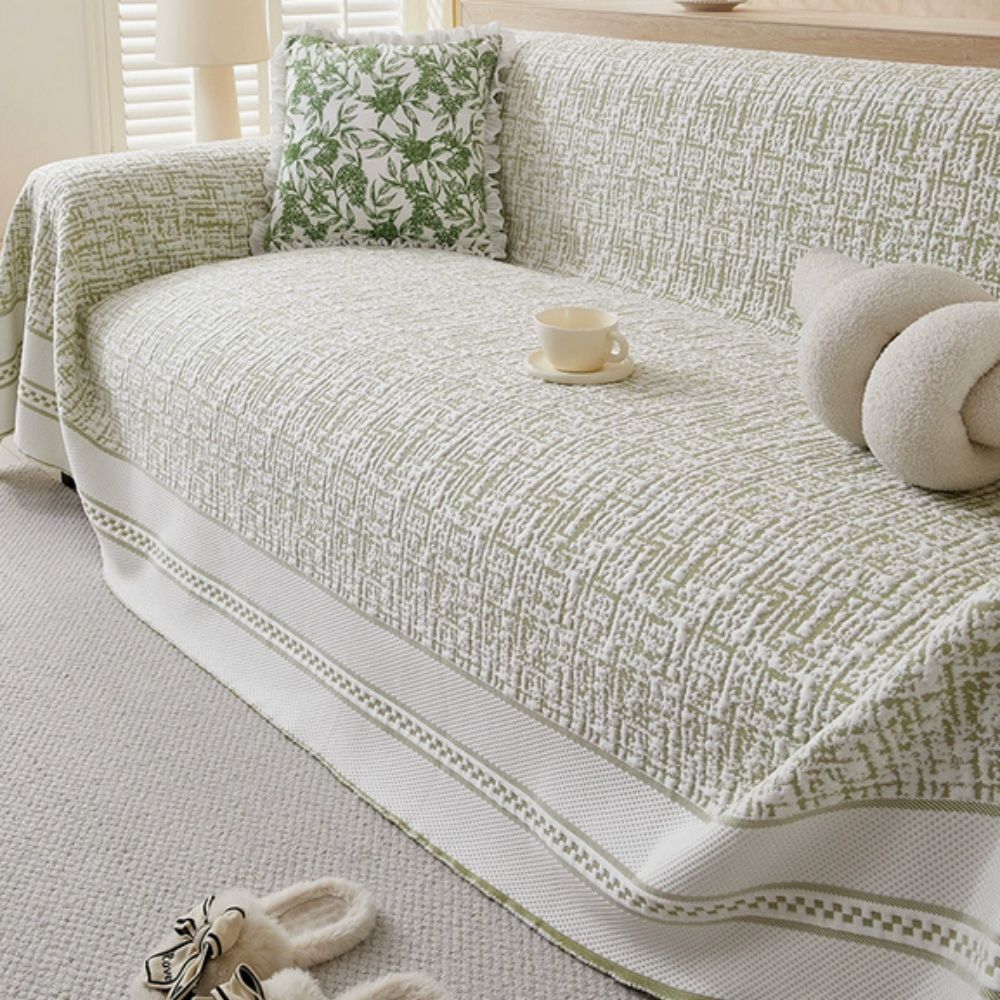 Variant image for Sofa Cover Stretchable Ice Silk Neutral | Home Comfort-6