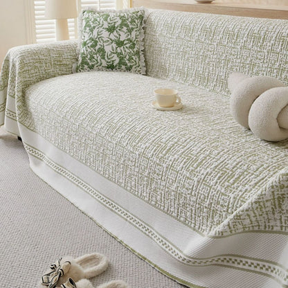 Variant image for Sofa Cover Stretchable Ice Silk Neutral | Home Comfort-6