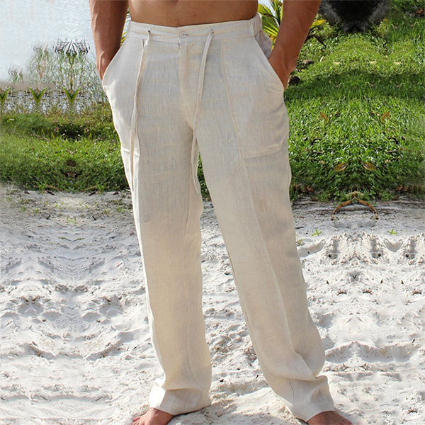 Men's Linen Beach Pants | Solaro