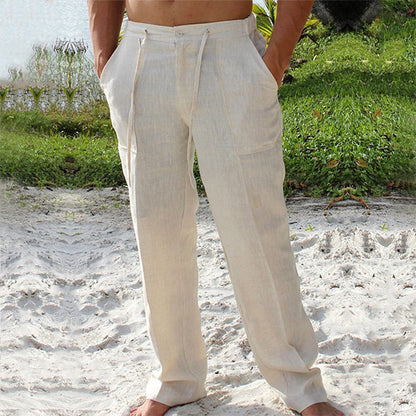 Men's Linen Beach Pants | Solaro