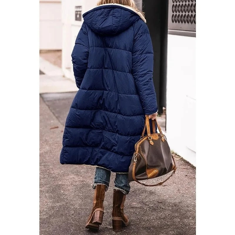 Longline Sherpa-Lined Puffer Coat | Ellary