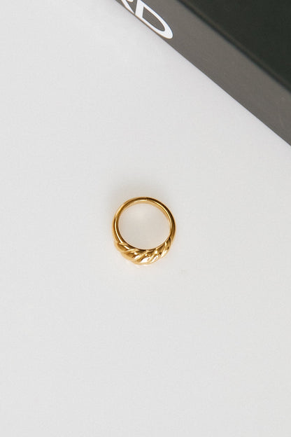 Women Ring Gold Plated Titanium Steel | Secret Charm-2