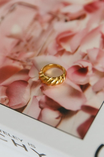 Women Ring Gold Plated Titanium Steel | Daydream-2
