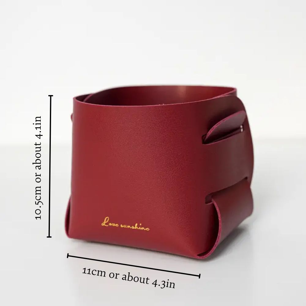 Desktop Organizer Red Plastic | Elegant Storage Solution 3