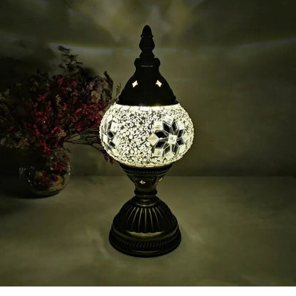 Variant image for Colorful Mosaic Glass Table Lamp | Artistic Charm-6