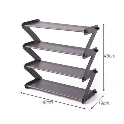 Adjustable Minimalist Shoe Rack – Durable Iron Shoe Storage Organizer for Efficient Home Organization 7