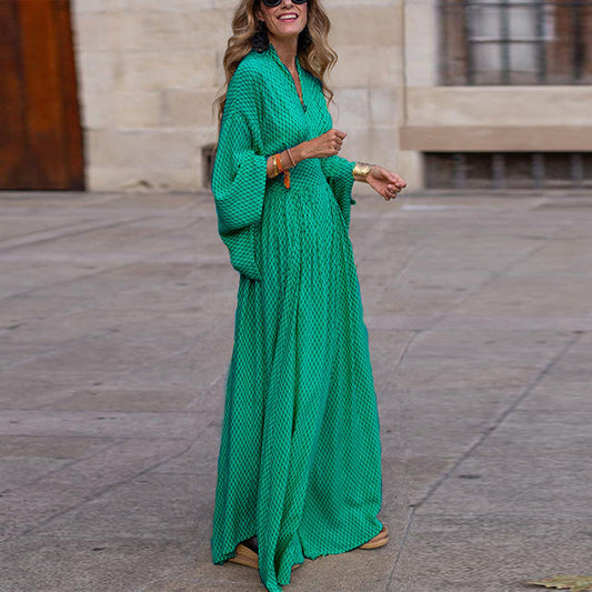 Flowy Maxi Kaftan Dress | Salome