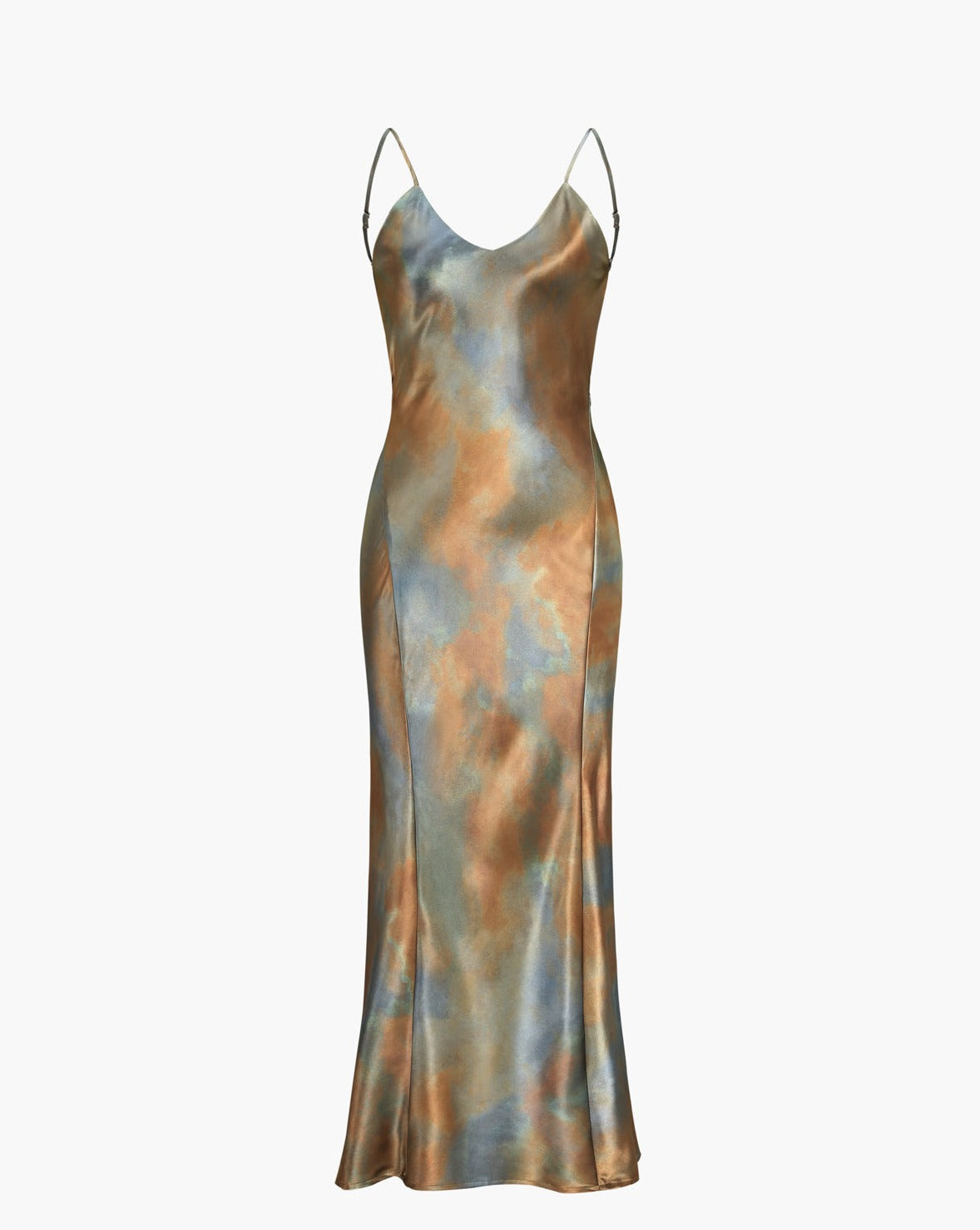 Women Maxi Dress Multi-Color Polyester | Neptune-3