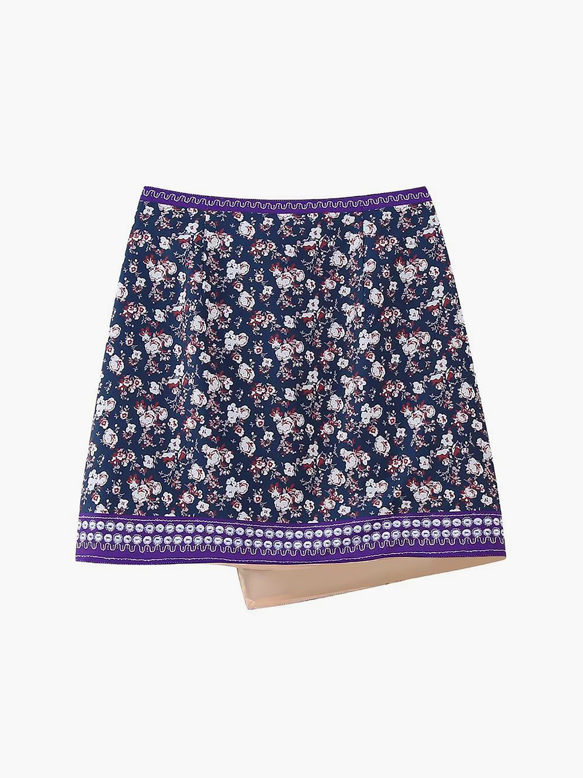 Bohemian Wrap Mini Skirt | Allison