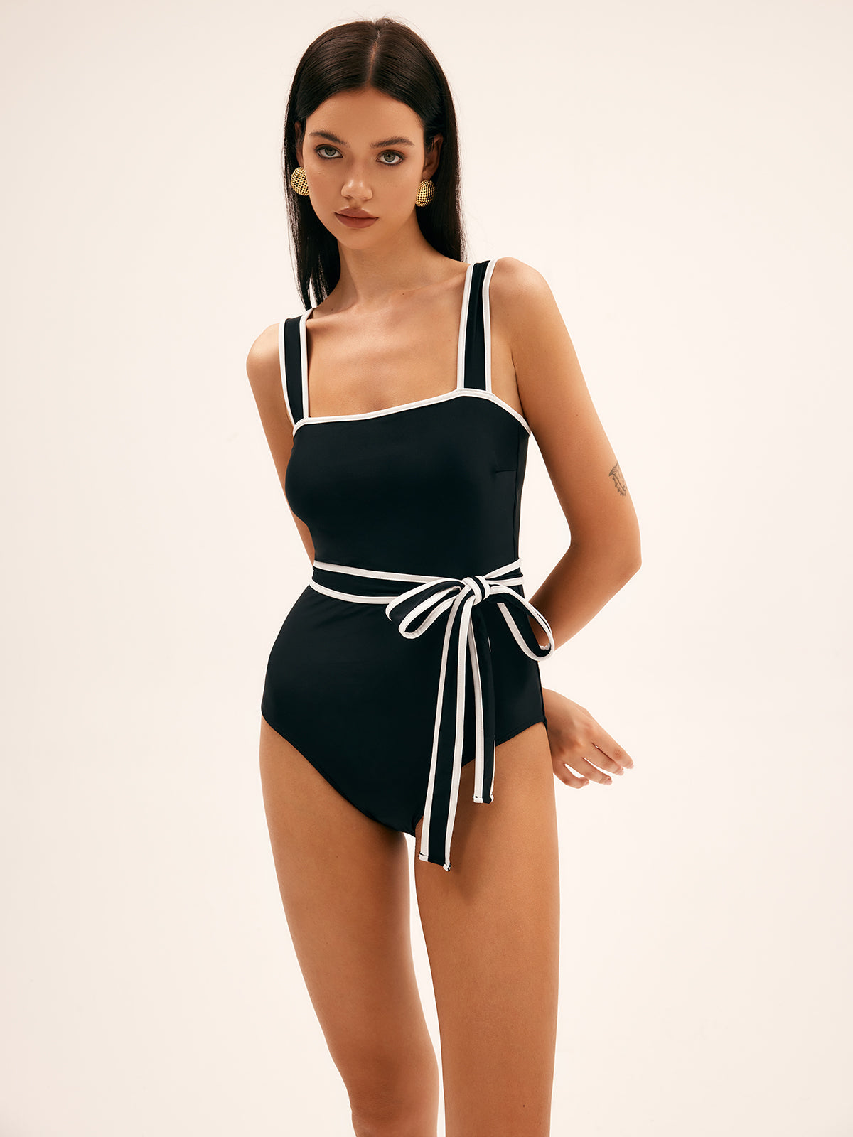 Square-Neck Swimsuit | Janessa