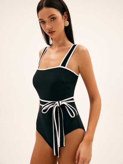 Square-Neck Swimsuit | Janessa