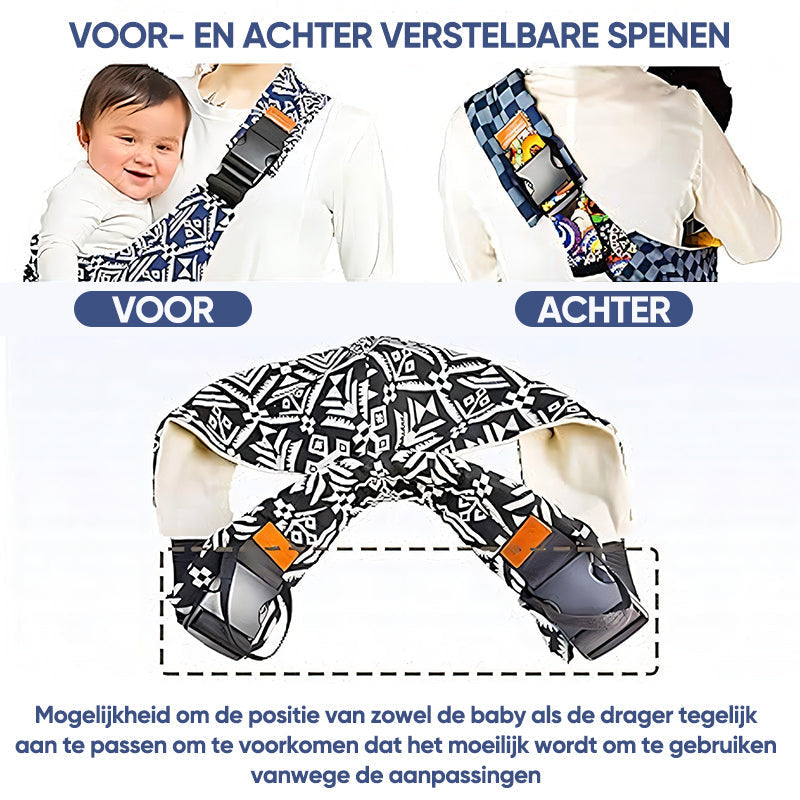 Baby Carrier Sling for Comfortable Baby Wearing – Adjustable, Lightweight and Ergonomic Design 2