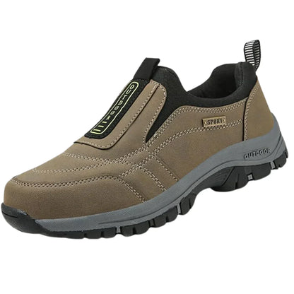 Men's Orthopedic Walking Shoes Black Fabric | Remy-3