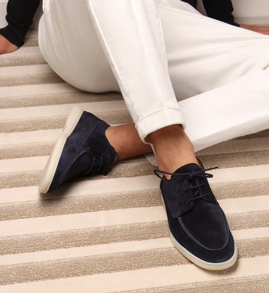 Men Elegant Suede Lace-Up Shoes | Alejandro