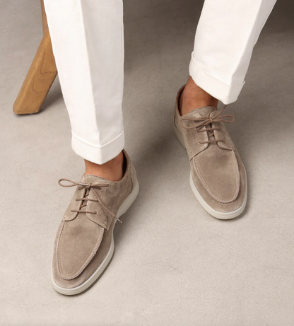 Elegant Suede Lace-Up Shoes | Alejandro