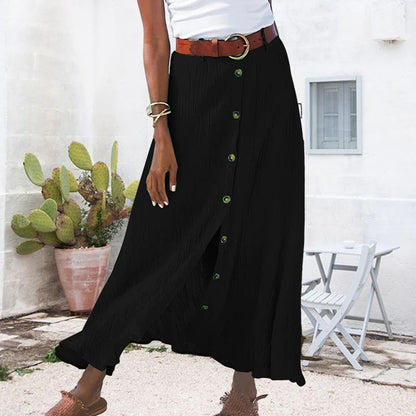 Bloom | Breezy Button-Down Maxi Skirt