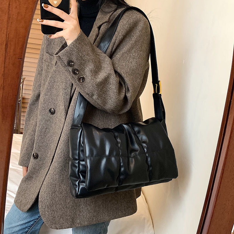 Casual Quilted Shoulder Bag