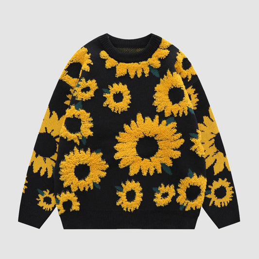 Sunflower Knit Sweater | Maria