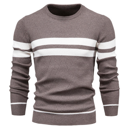Men Striped Knit Sweater | Primus
