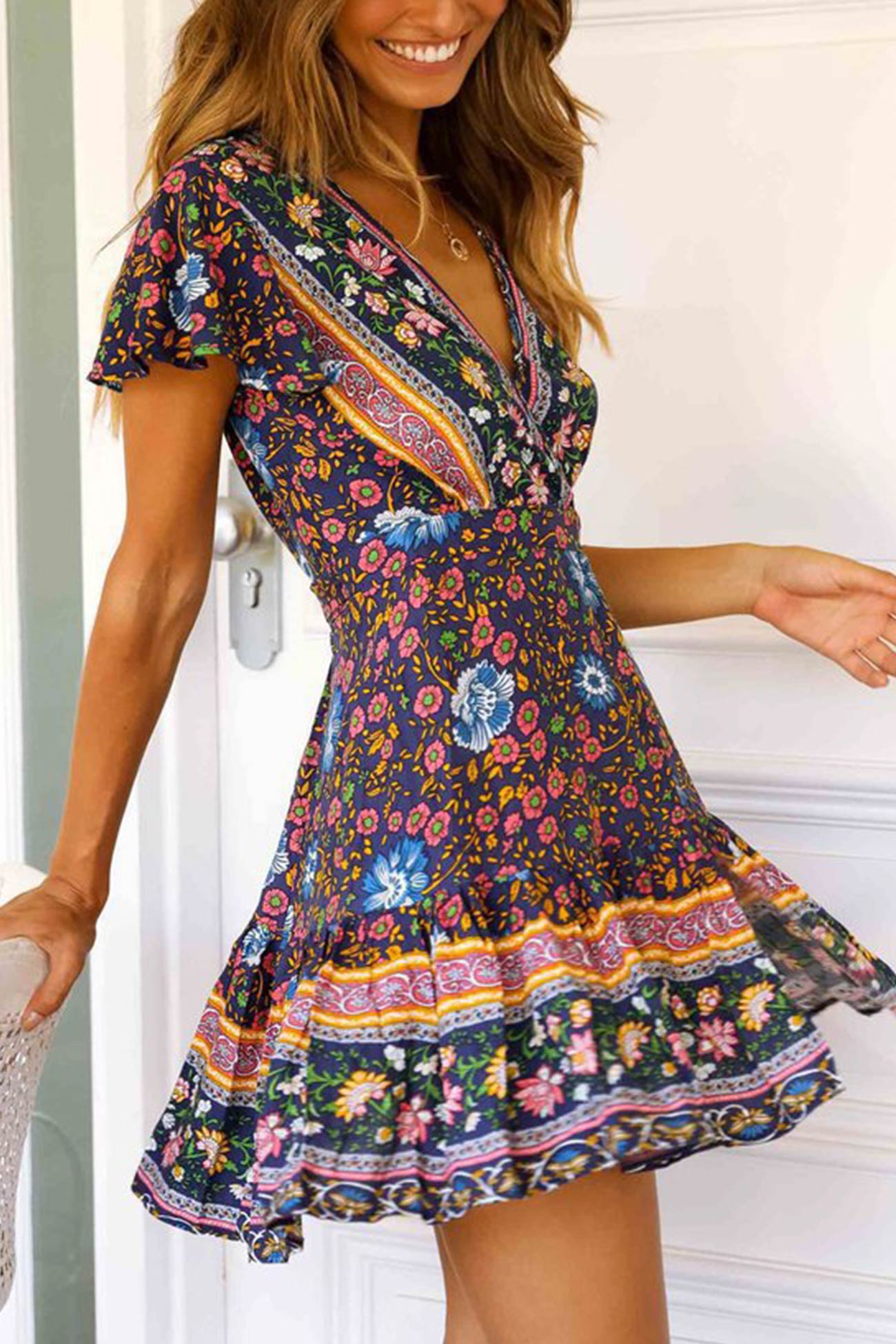 Floral Wrap Dress | Elise