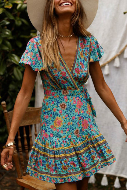 Floral Wrap Dress | Elise