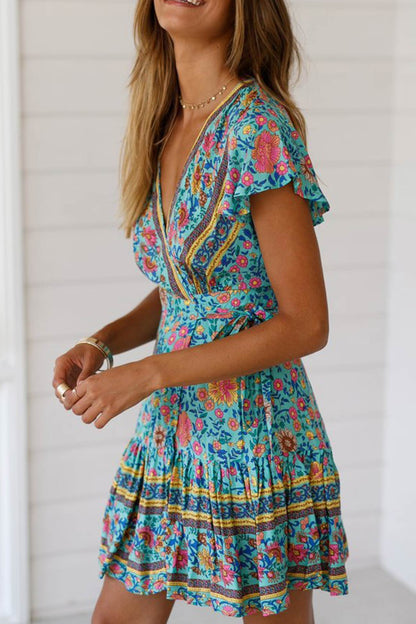 Floral Wrap Dress | Elise