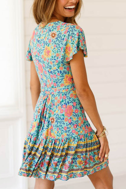 Floral Wrap Dress | Elise