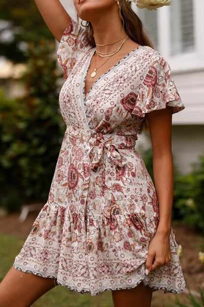 Floral Wrap Dress | Elise