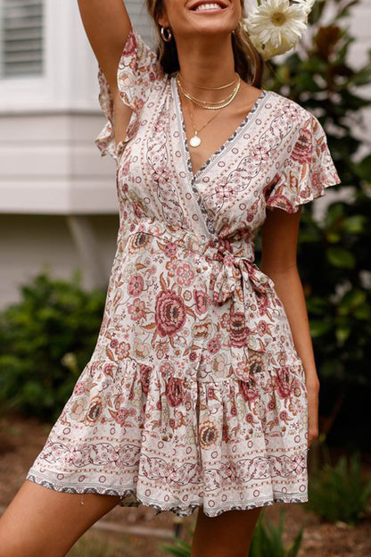 Floral Wrap Dress | Elise