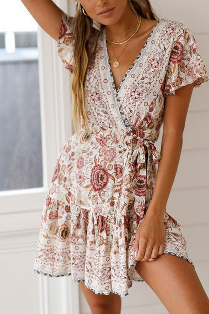 Floral Wrap Dress | Elise