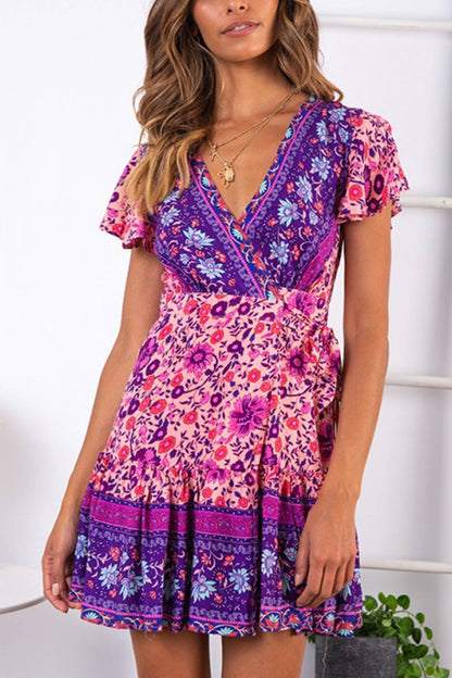 Floral Wrap Dress | Elise