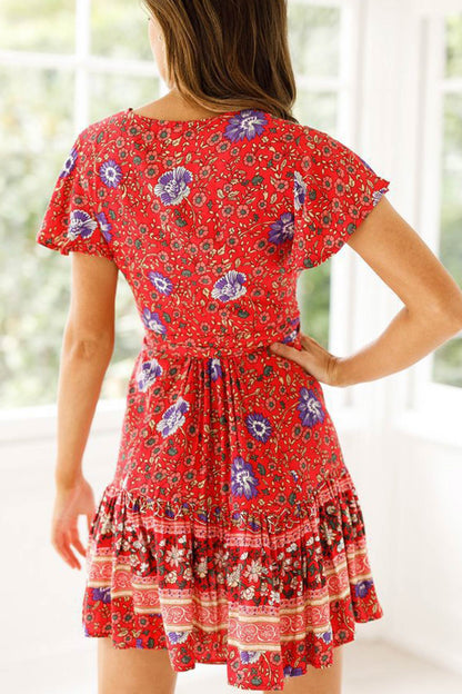 Floral Wrap Dress | Elise