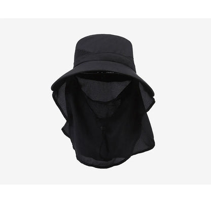 Breathable Sunshade Fisherman Hat for Men – Large Brim Outdoor Fishing Hat, Lightweight Polyester, Multicolored 3