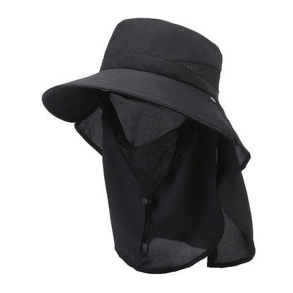 Breathable Sunshade Fisherman Hat for Men – Large Brim Outdoor Fishing Hat, Lightweight Polyester, Multicolored 8