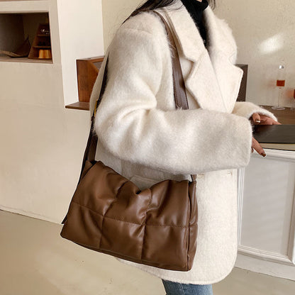 Casual Quilted Shoulder Bag