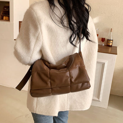 Casual Quilted Shoulder Bag