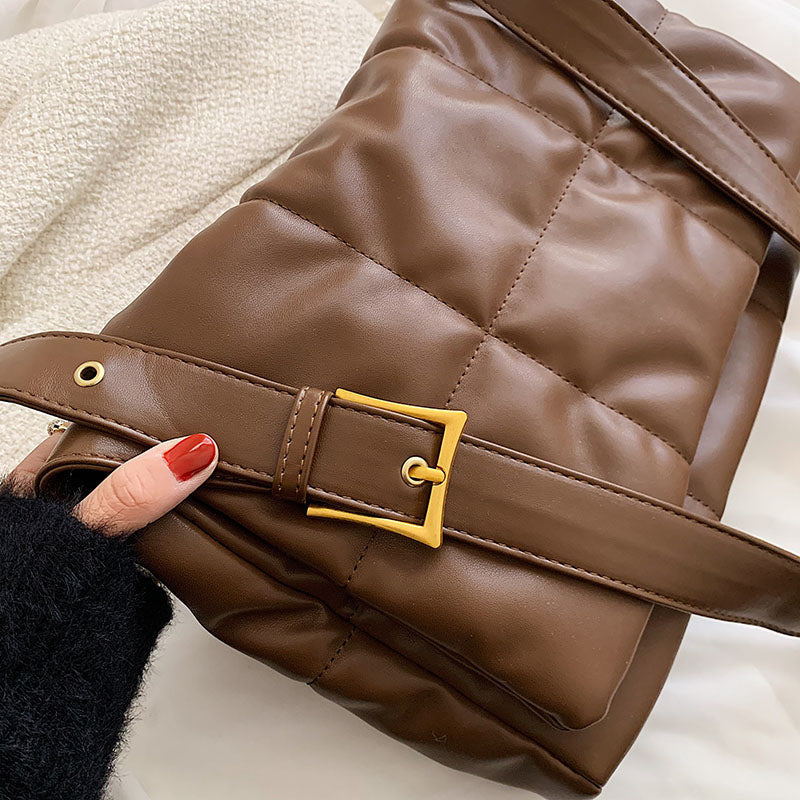 Casual Quilted Shoulder Bag