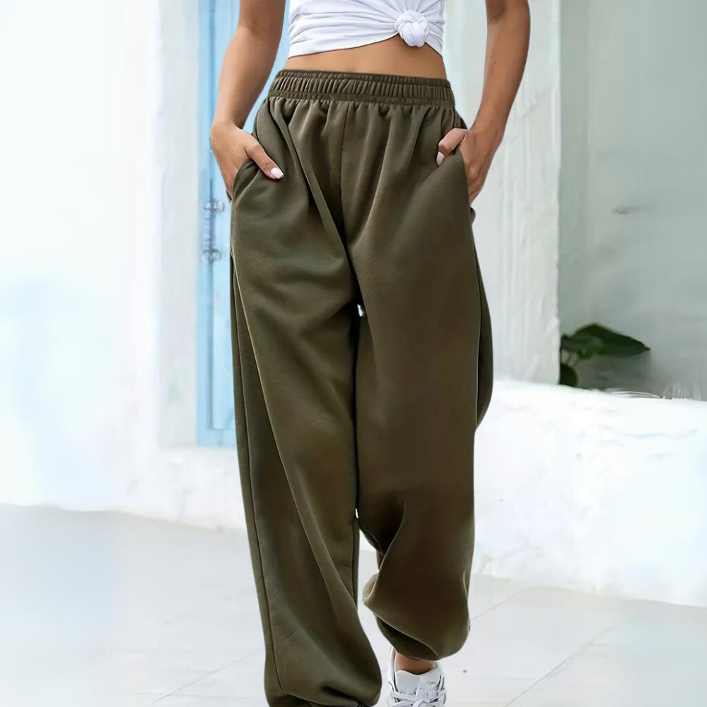 Relaxed Fit Jogger Pants | Anya