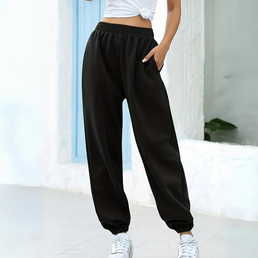 Relaxed Fit Jogger Pants | Anya