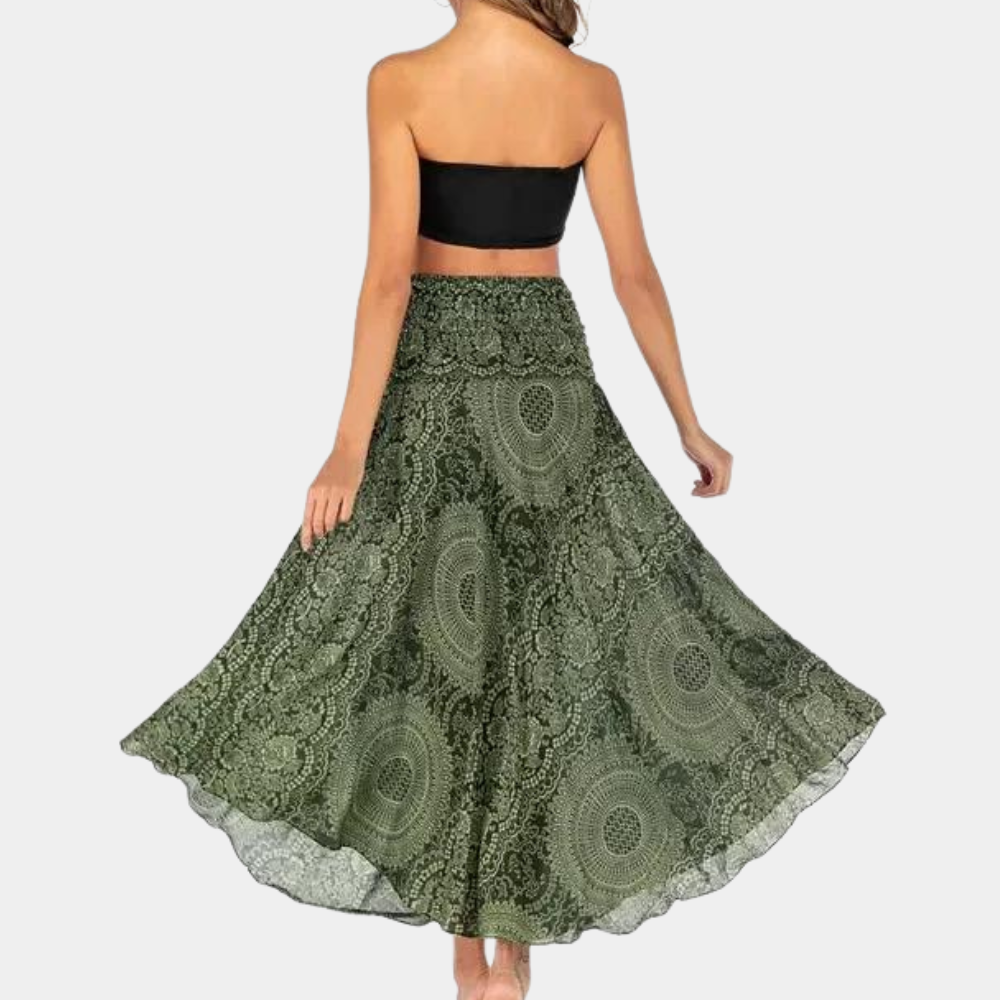 Women Bohemian Wrap Skirt | Amalia