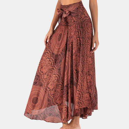 Women Bohemian Wrap Skirt | Amalia