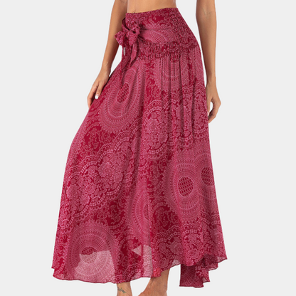 Women Bohemian Wrap Skirt | Amalia