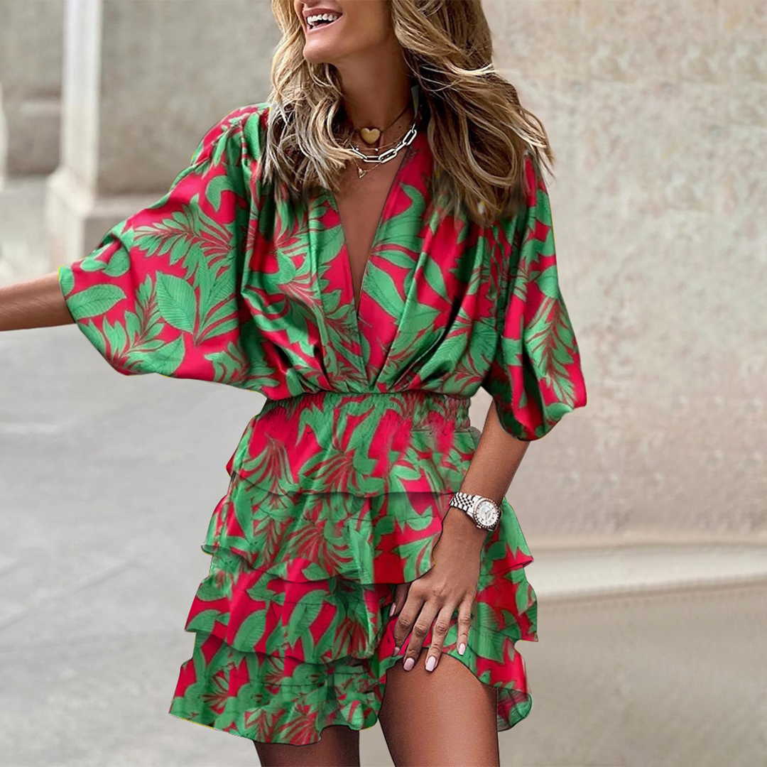 Floral Print Kimono Dress | Nyssa